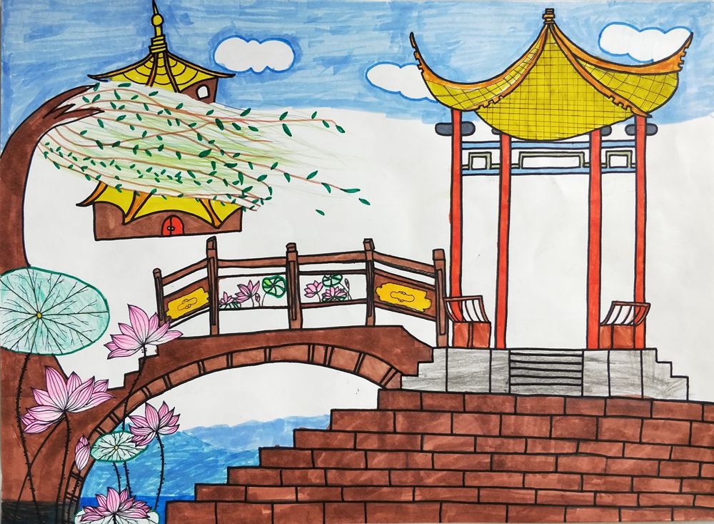 郭浩洋《家乡古城一角》.jpg