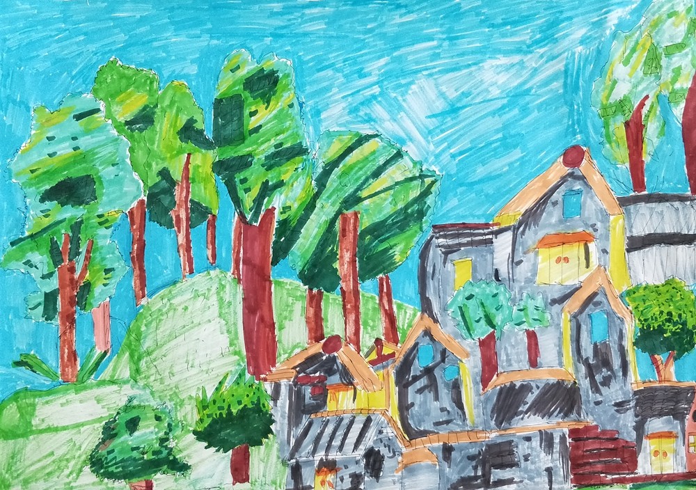 李贞《村景》.jpg