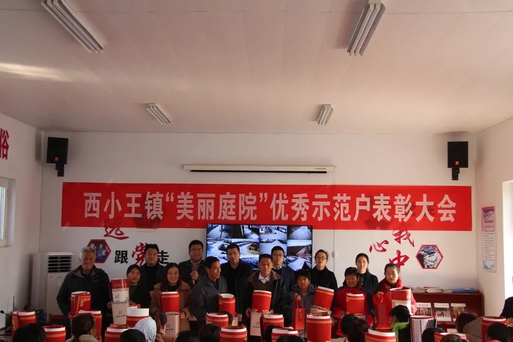 西小王镇：美丽庭院展风采，文明示范做榜样