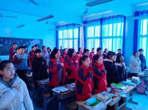 2020再见！2021你好！——无棣县第一初级中学一次特殊的升旗仪式