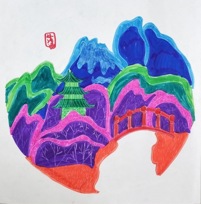 孙诗涵《无棣美景》
